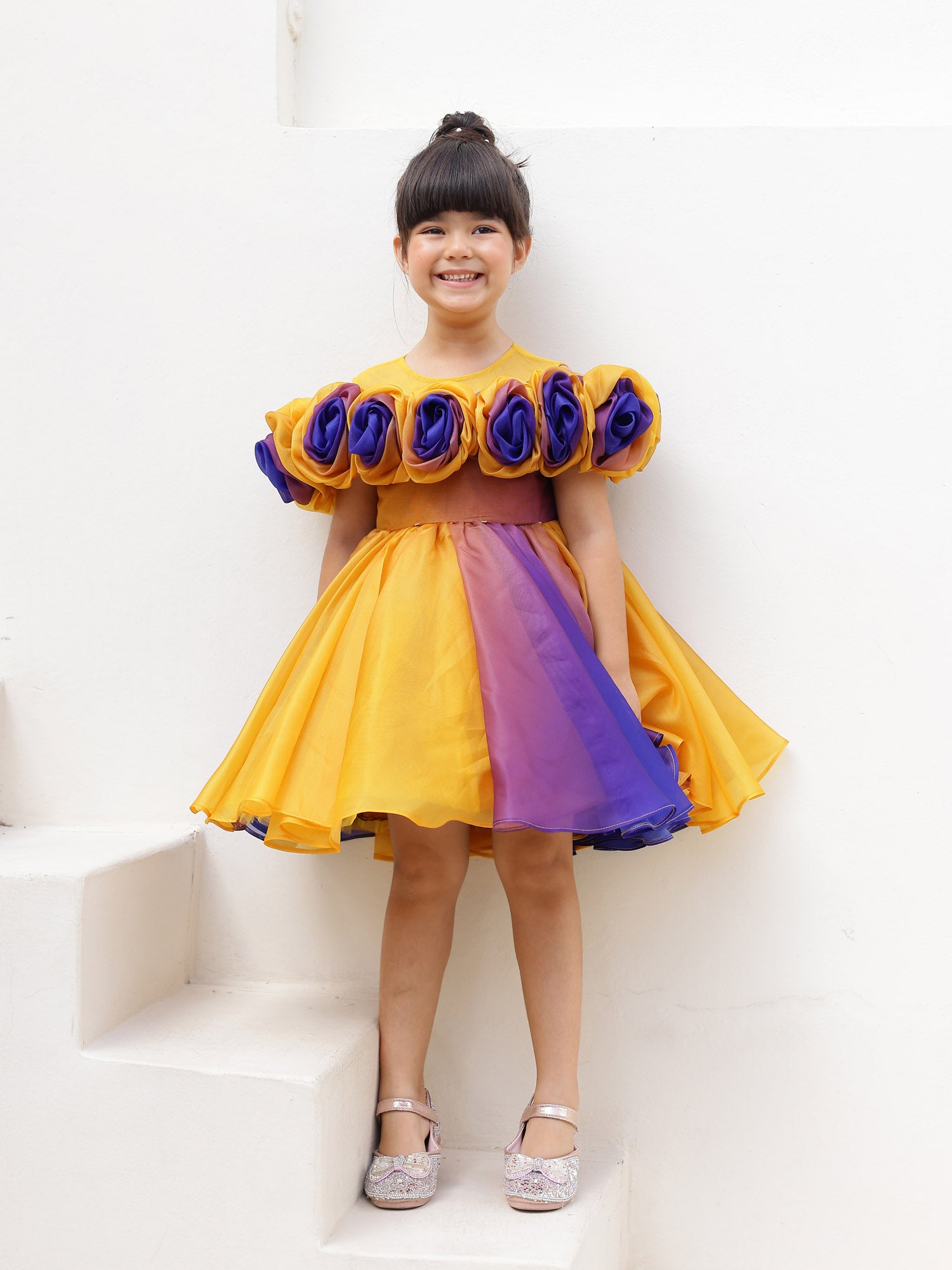 Sale JANYAS CLOSET Rosette Royale Ombre Convertible Gown