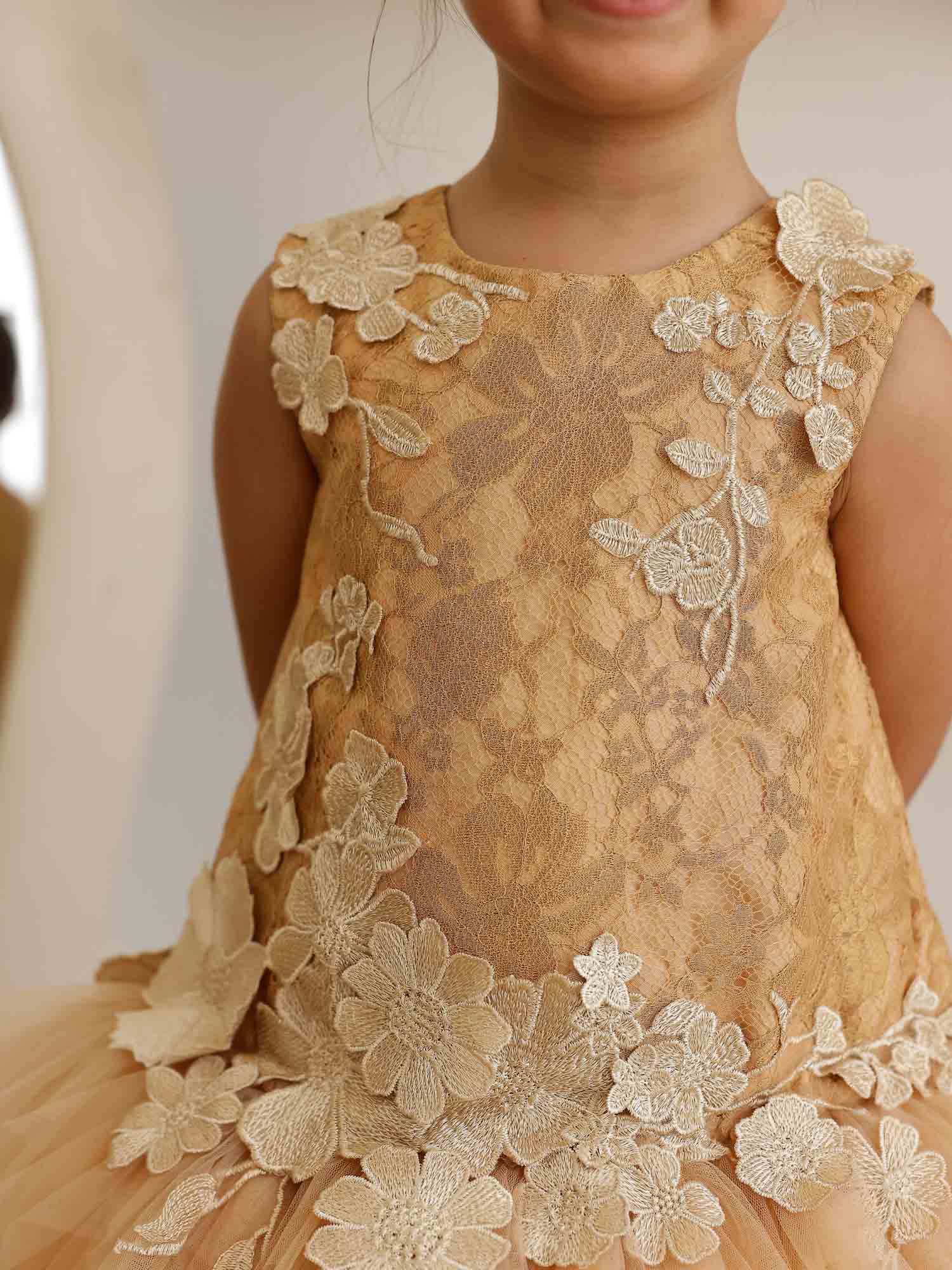 JANYAS CLSOET Golden Glory Princess Dress