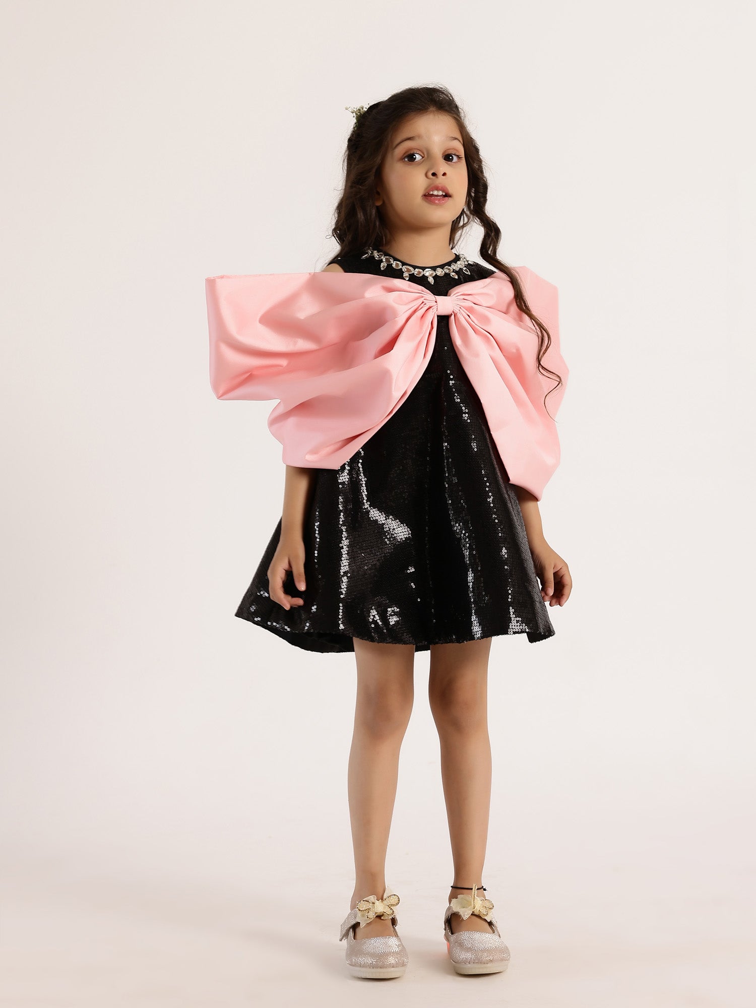 Janyas Closet : Enchanted Noir Sparkle Princess Dress