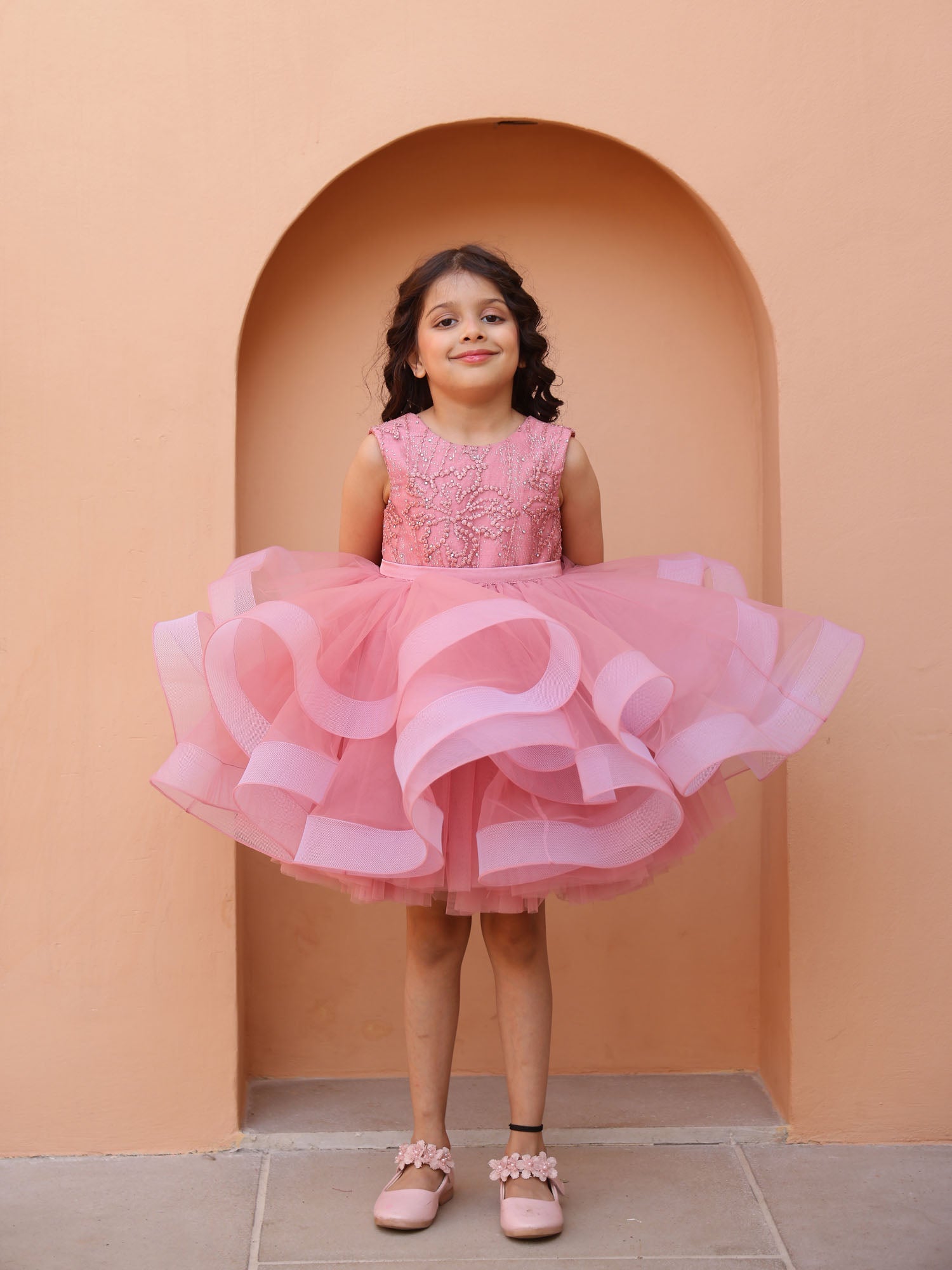 JANYAS CLOSET: Elara's Twirl  Mauve Convertible Flair Dress