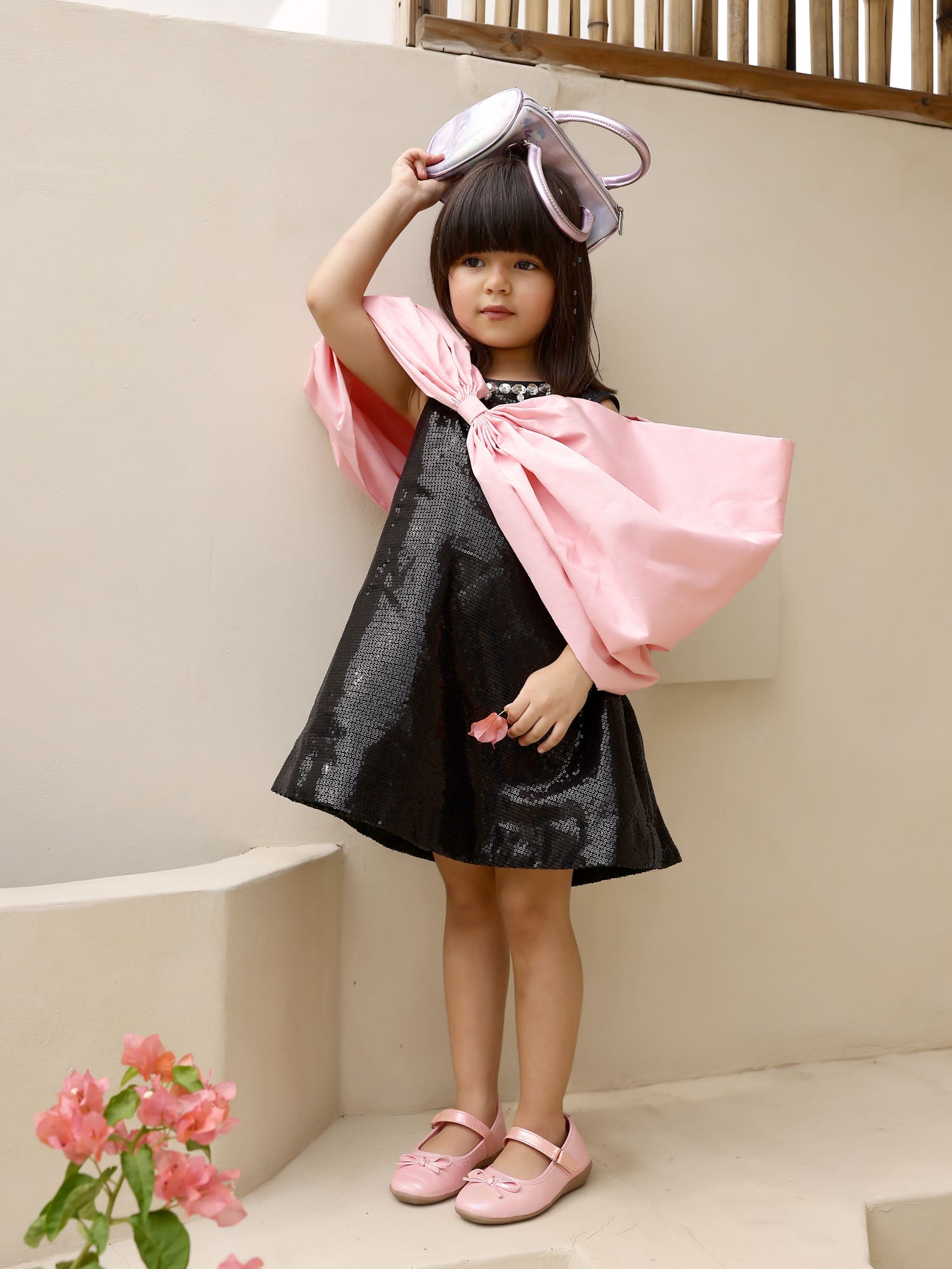 Janyas Closet : Enchanted Noir Sparkle Princess Dress