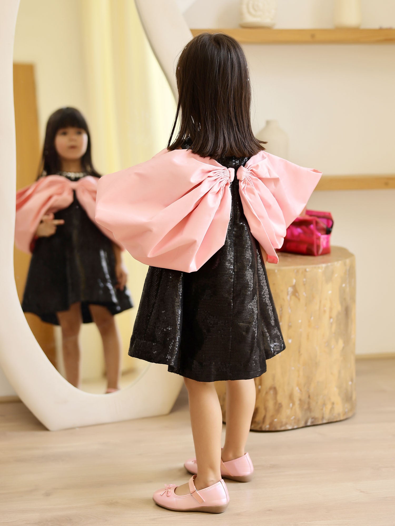 Janyas Closet : Enchanted Noir Sparkle Princess Dress