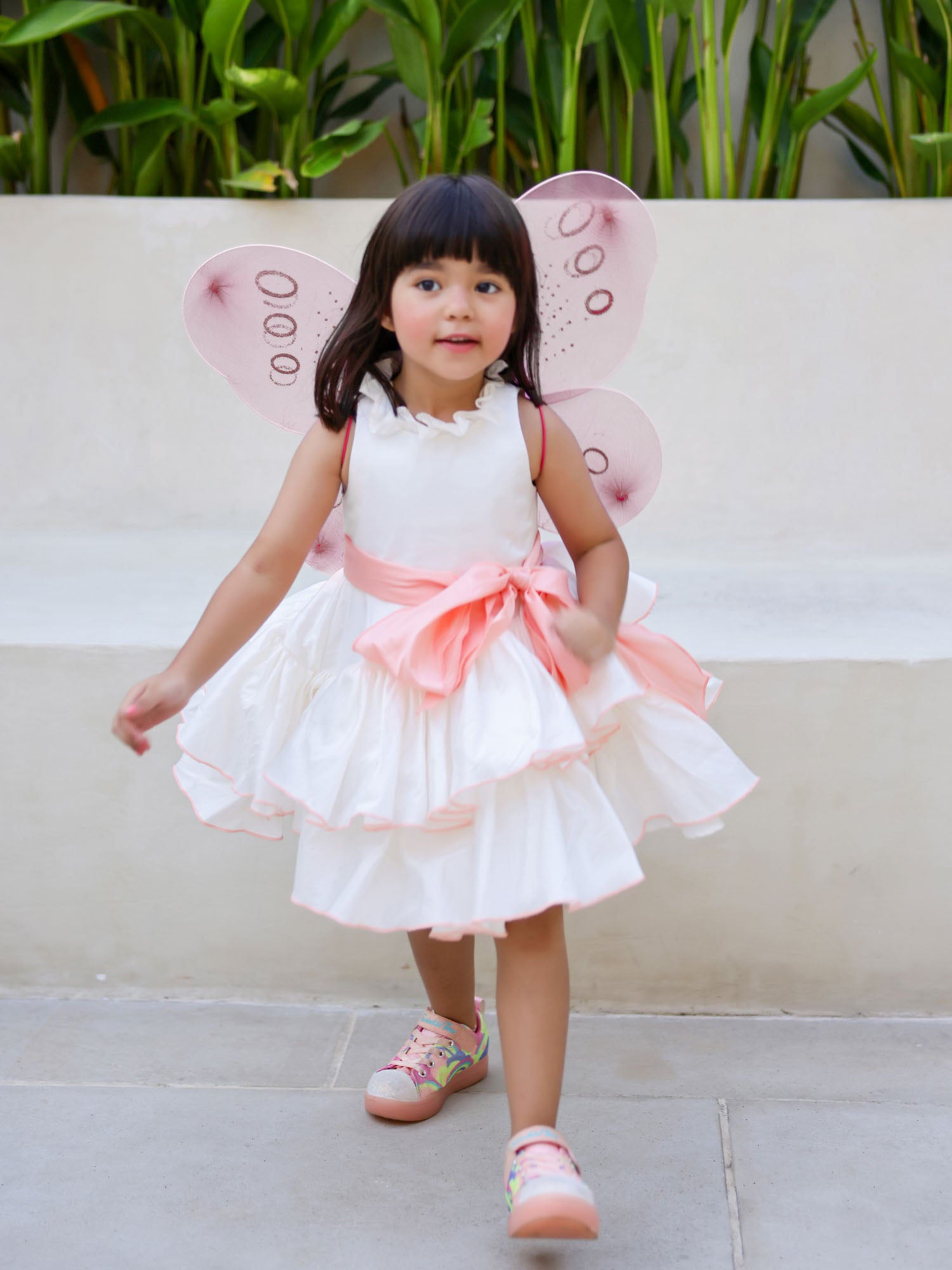 JANYAS CLOSET Princess Peach White Ruffled Dress