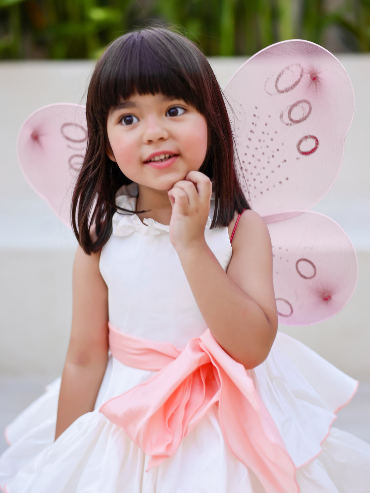 JANYAS CLOSET Princess Peach White Ruffled Dress