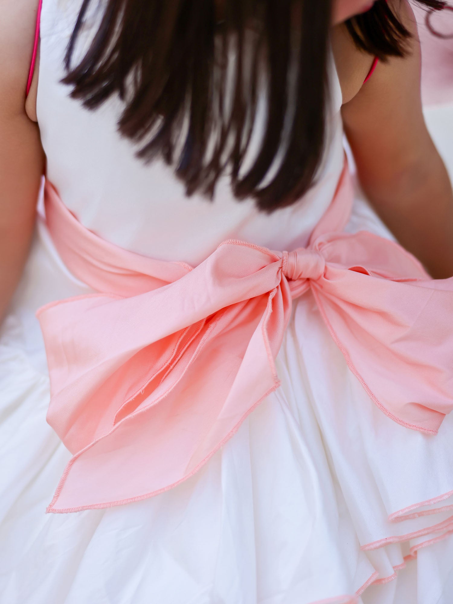 JANYAS CLOSET Princess Peach White Ruffled Dress