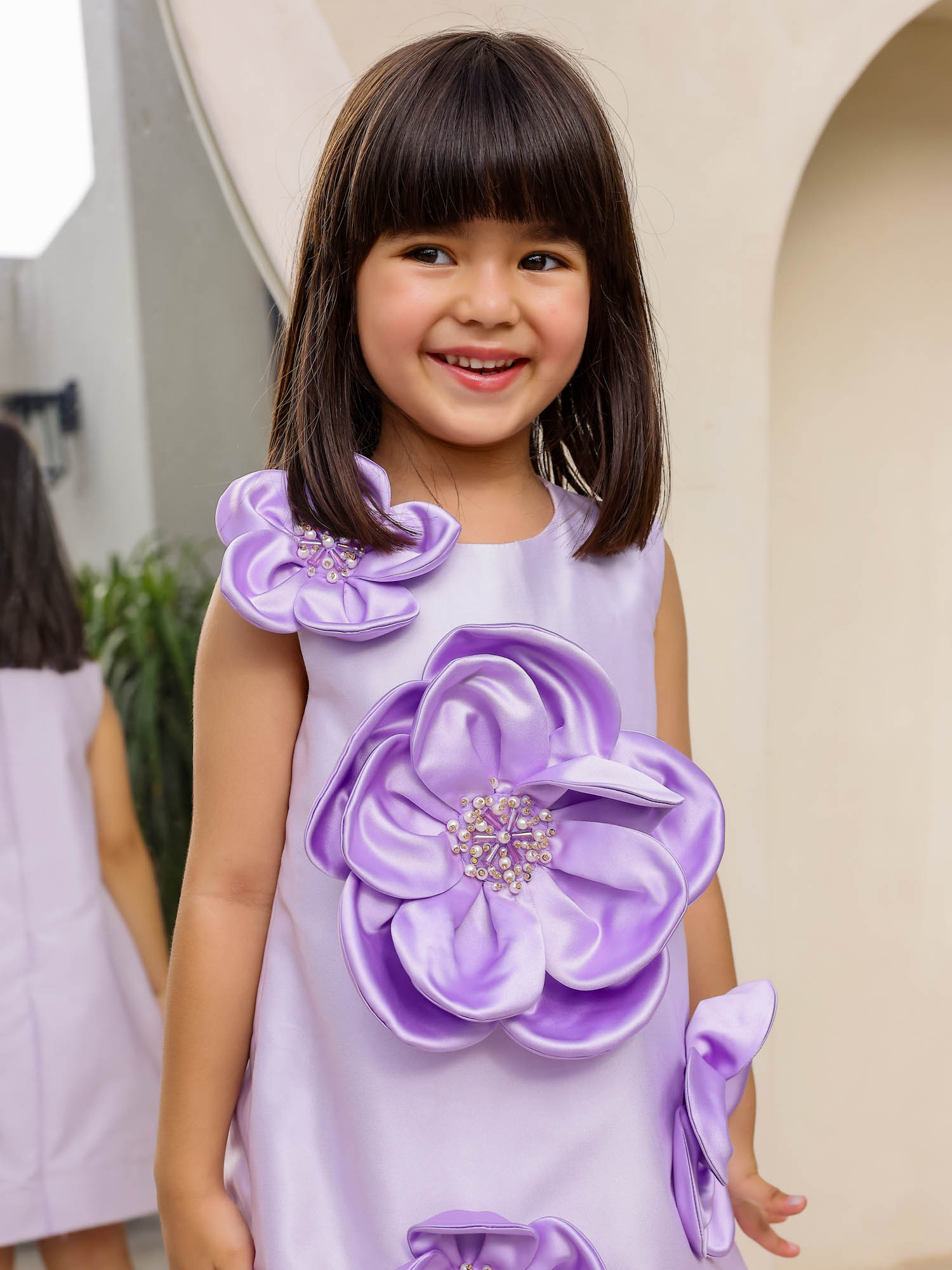 JANYAS CLOSET: Enchanted Lavender Flower Dress