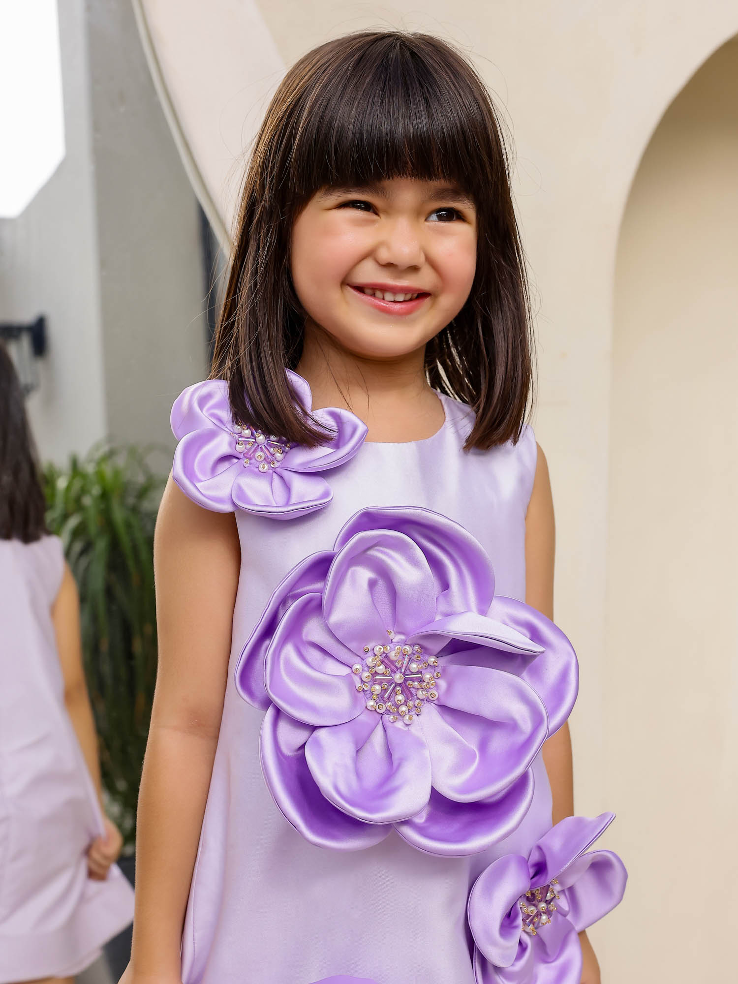 JANYAS CLOSET: Enchanted Lavender Flower Dress