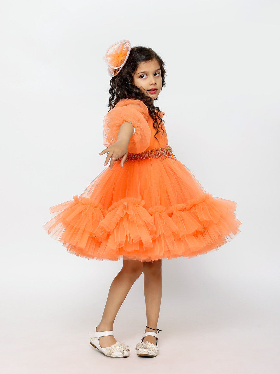 Sample JANYAS CLOSET Hadley Dress With Embroidered Waist