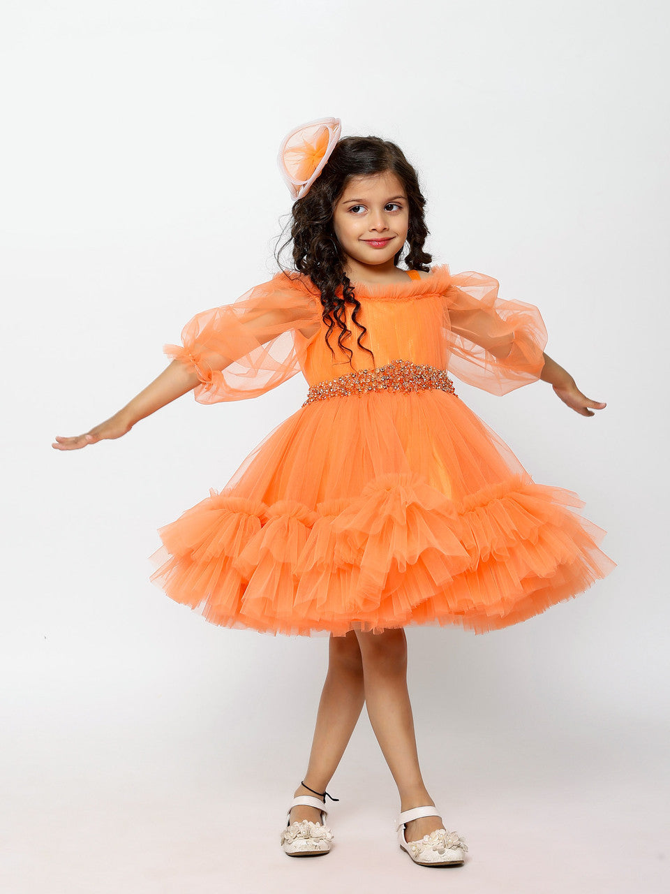 Sample JANYAS CLOSET Hadley Dress With Embroidered Waist