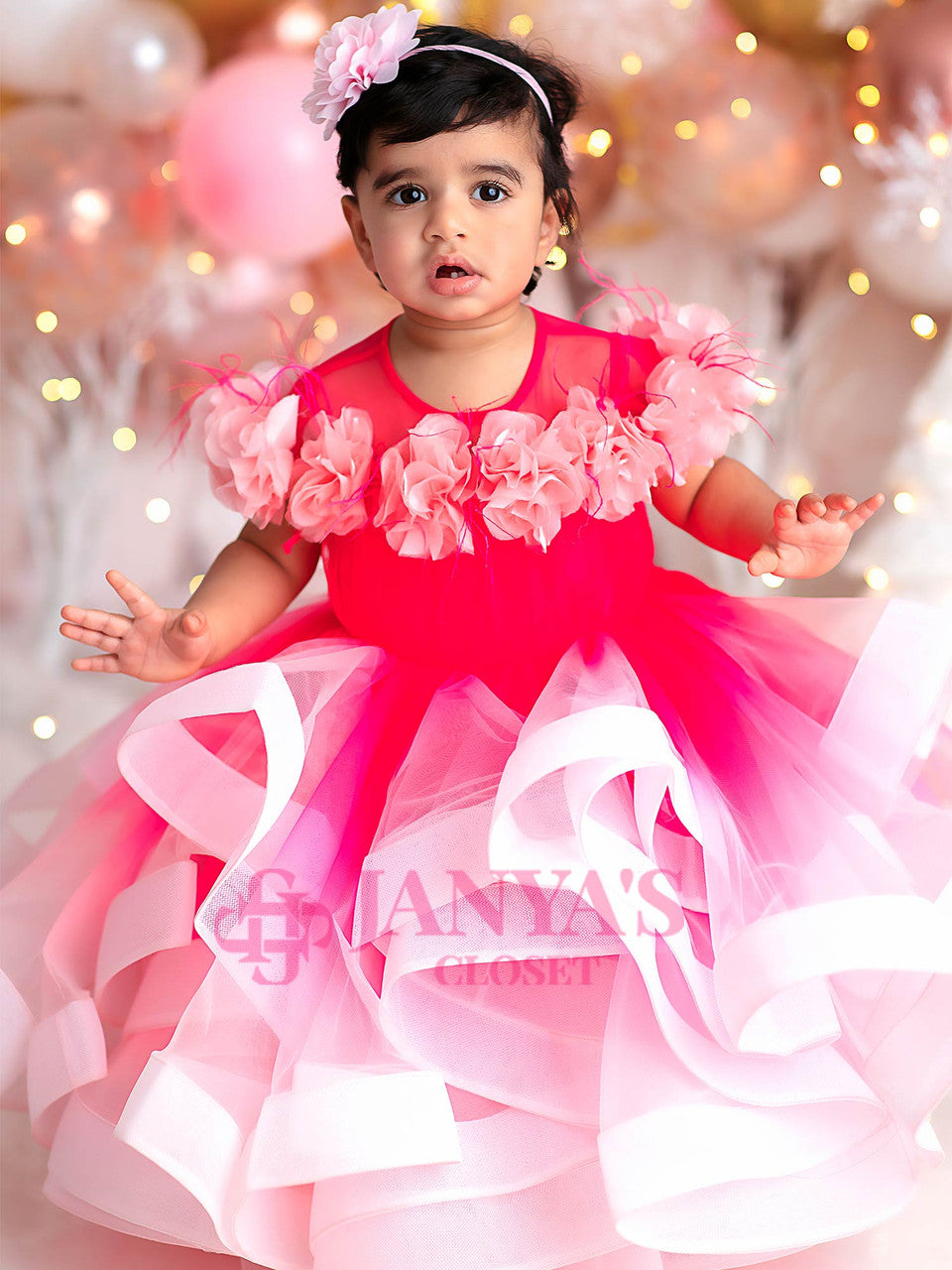 Sample Shaded Pink Sasha Gown