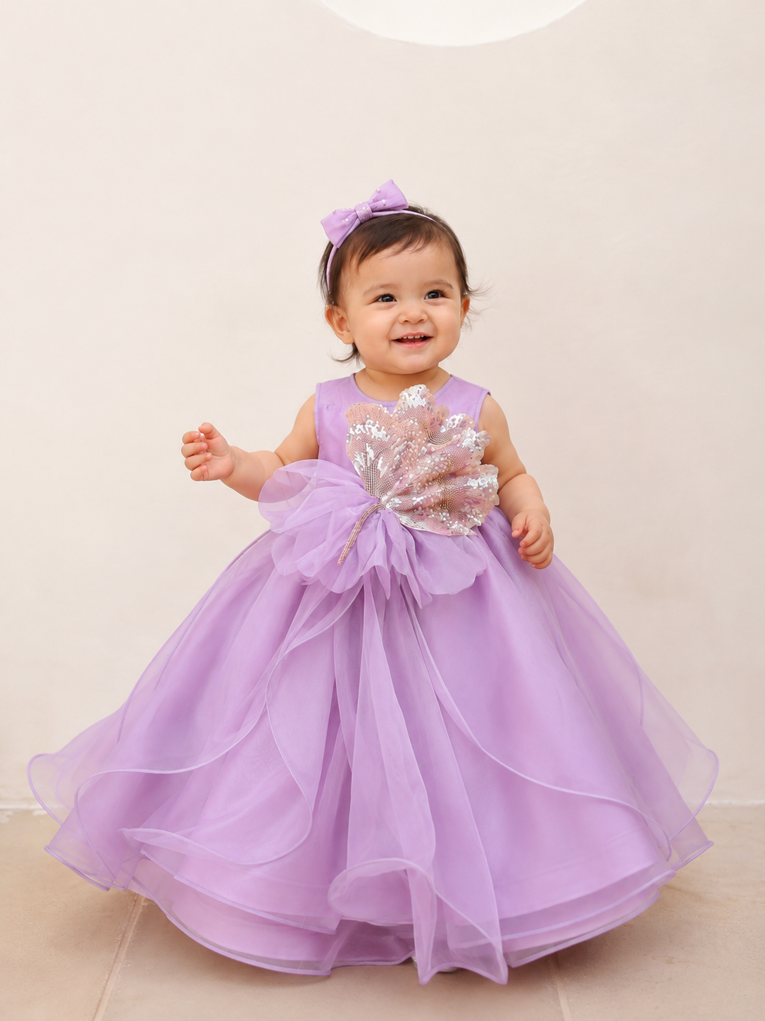 First Birthday baby gowns