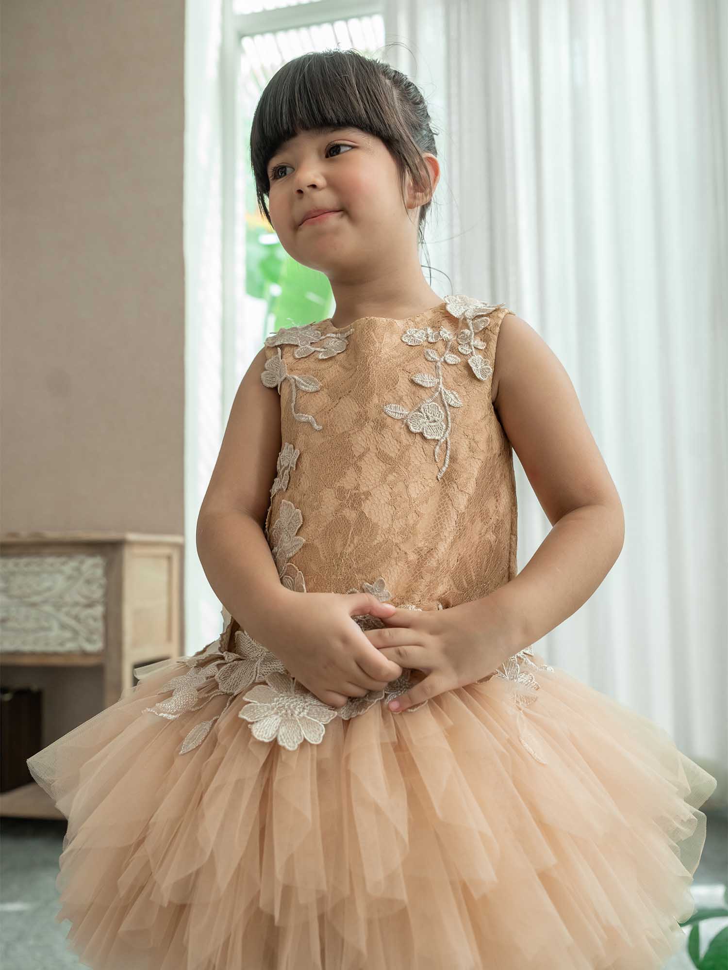 JANYAS CLSOET Golden Glory Princess Dress