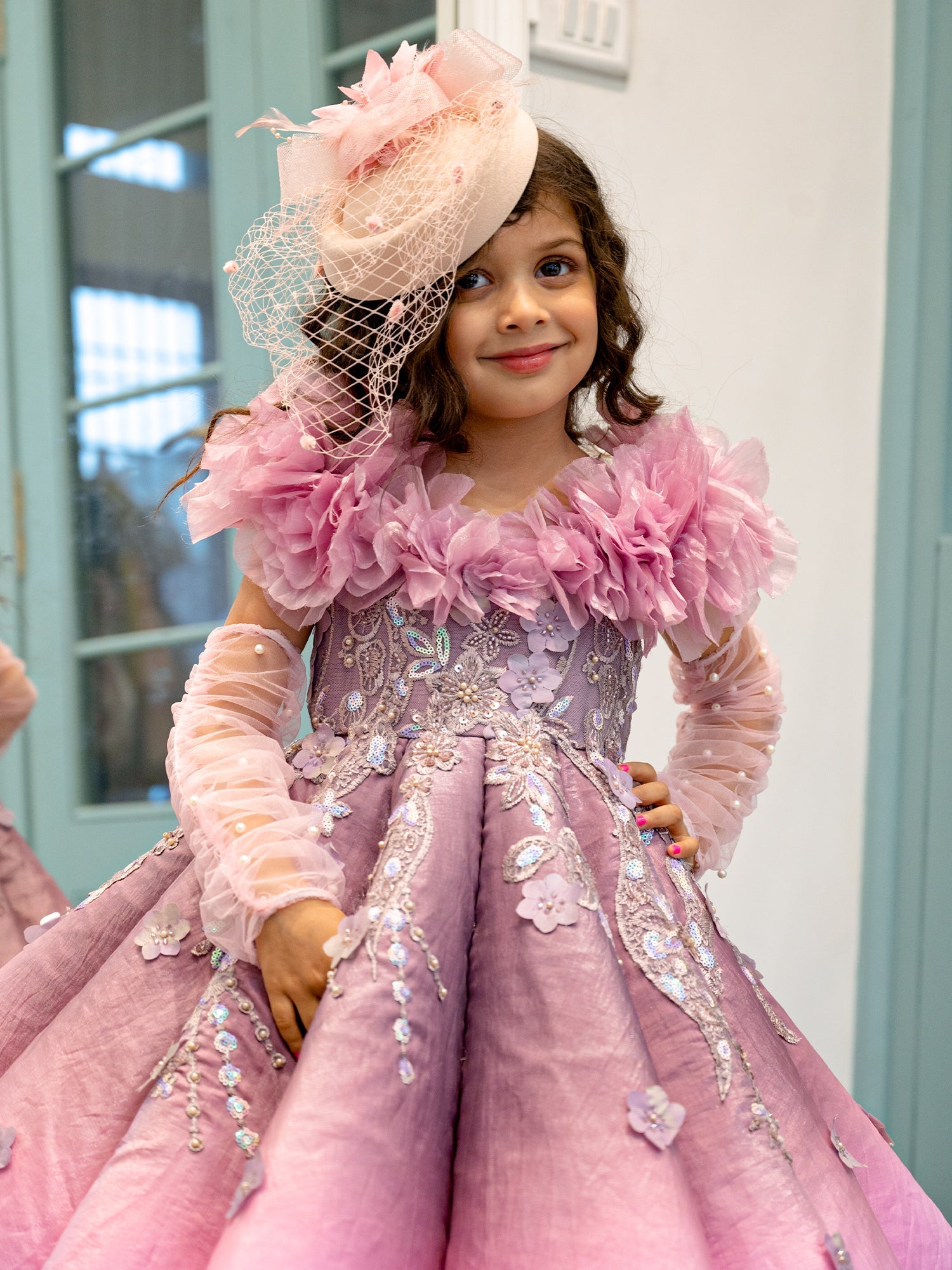 Sample Kendell Barbie Embroidered World Gown