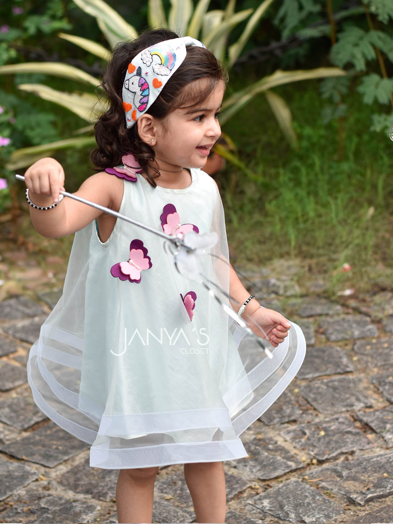JANYAS CLOSET Aqua Green Butterfly Lulu