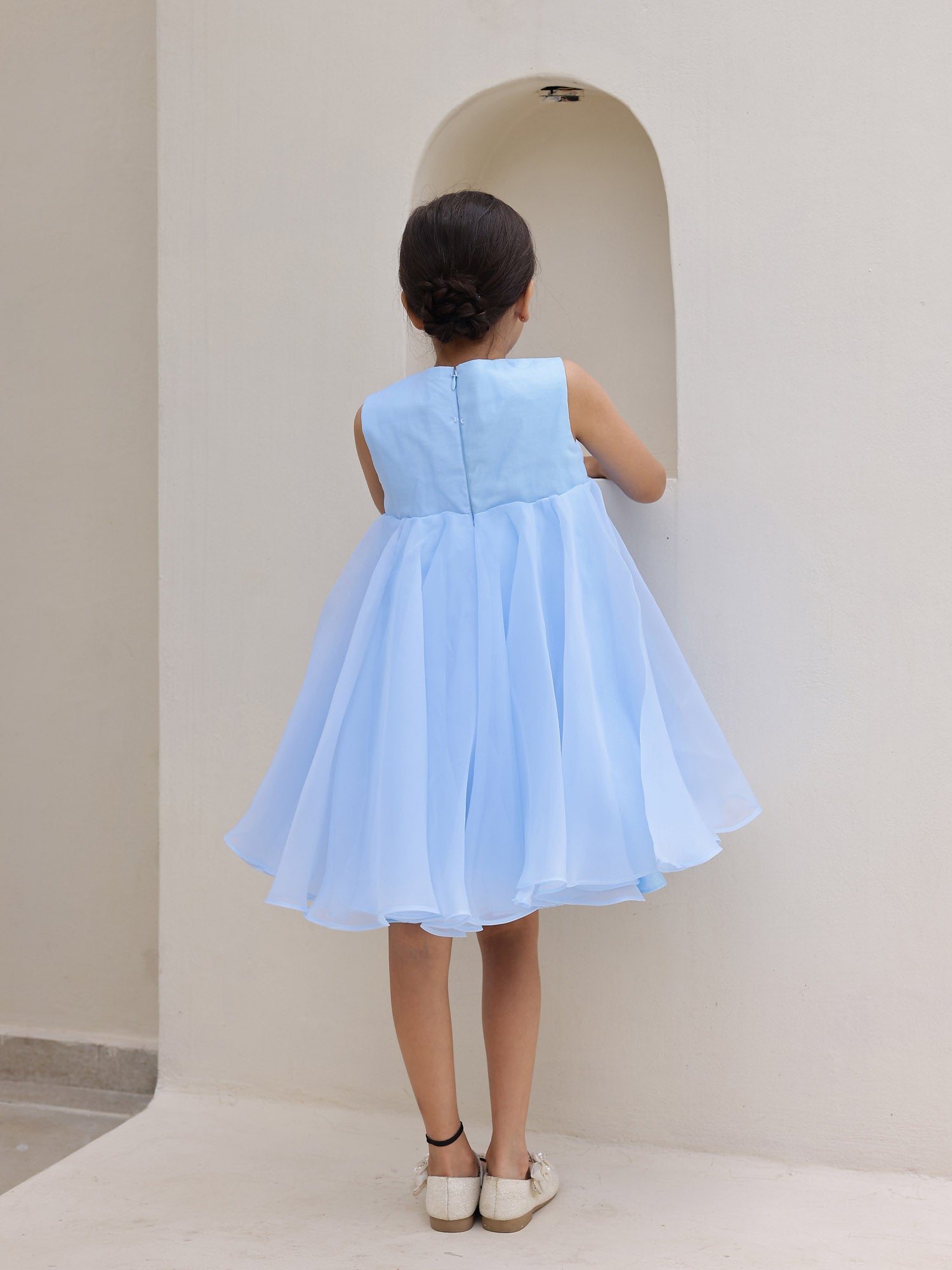 JANYAS CLOSET Elysian Blue 3in One Dress