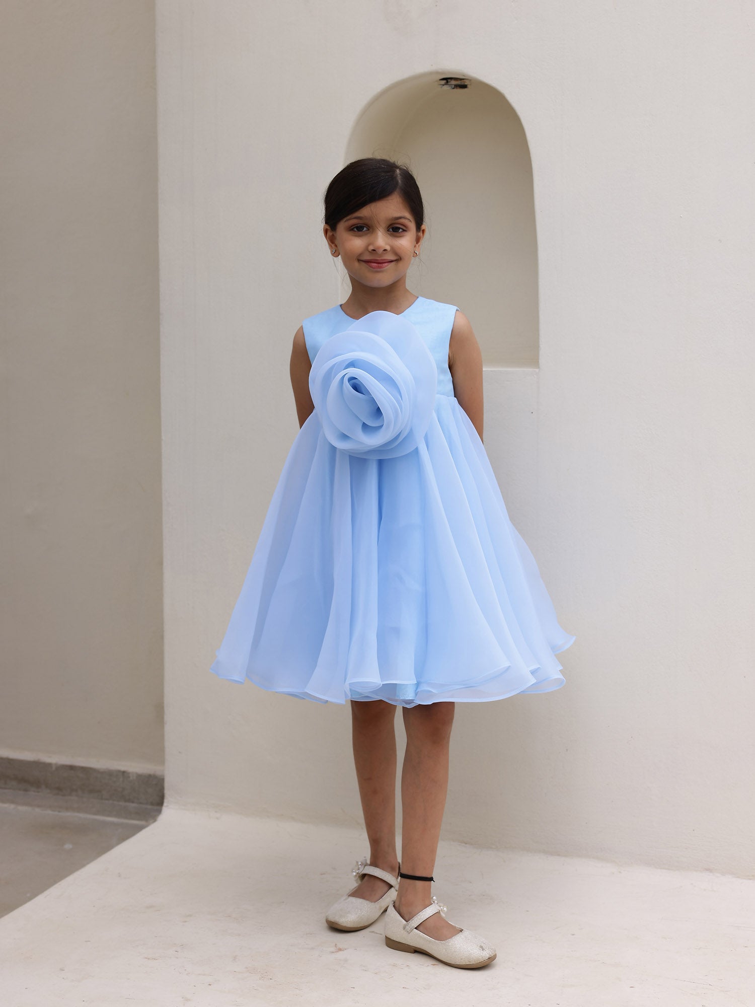 JANYAS CLOSET Elysian Blue 3in One Dress