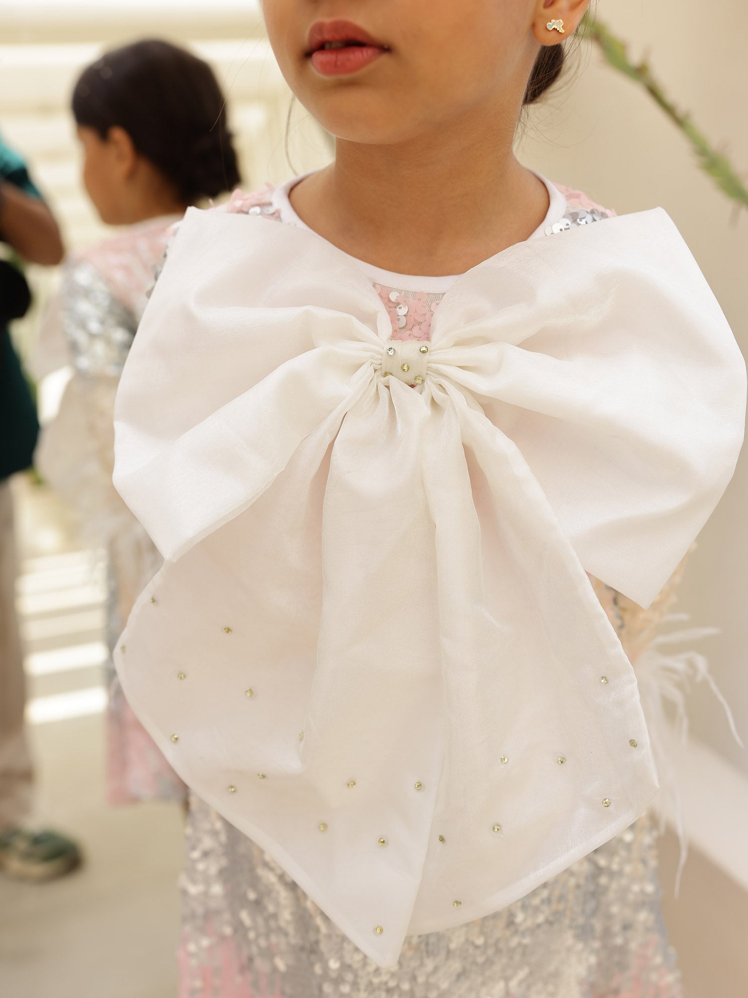 Janya's Closet: Victoria's Shaded Sequin Pink & White Dress