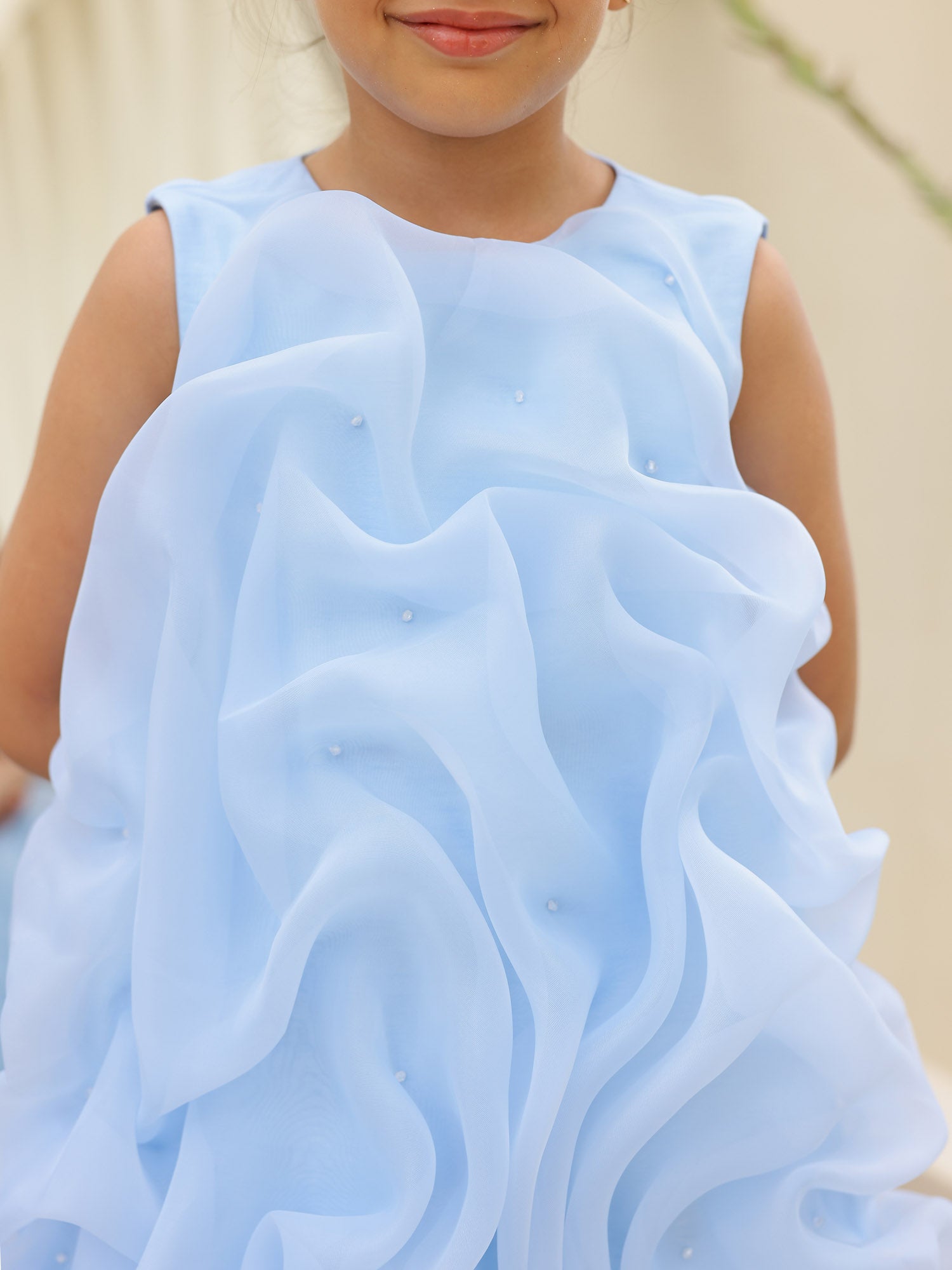JANYAS CLOSET Princess Diana's blue tucked dress