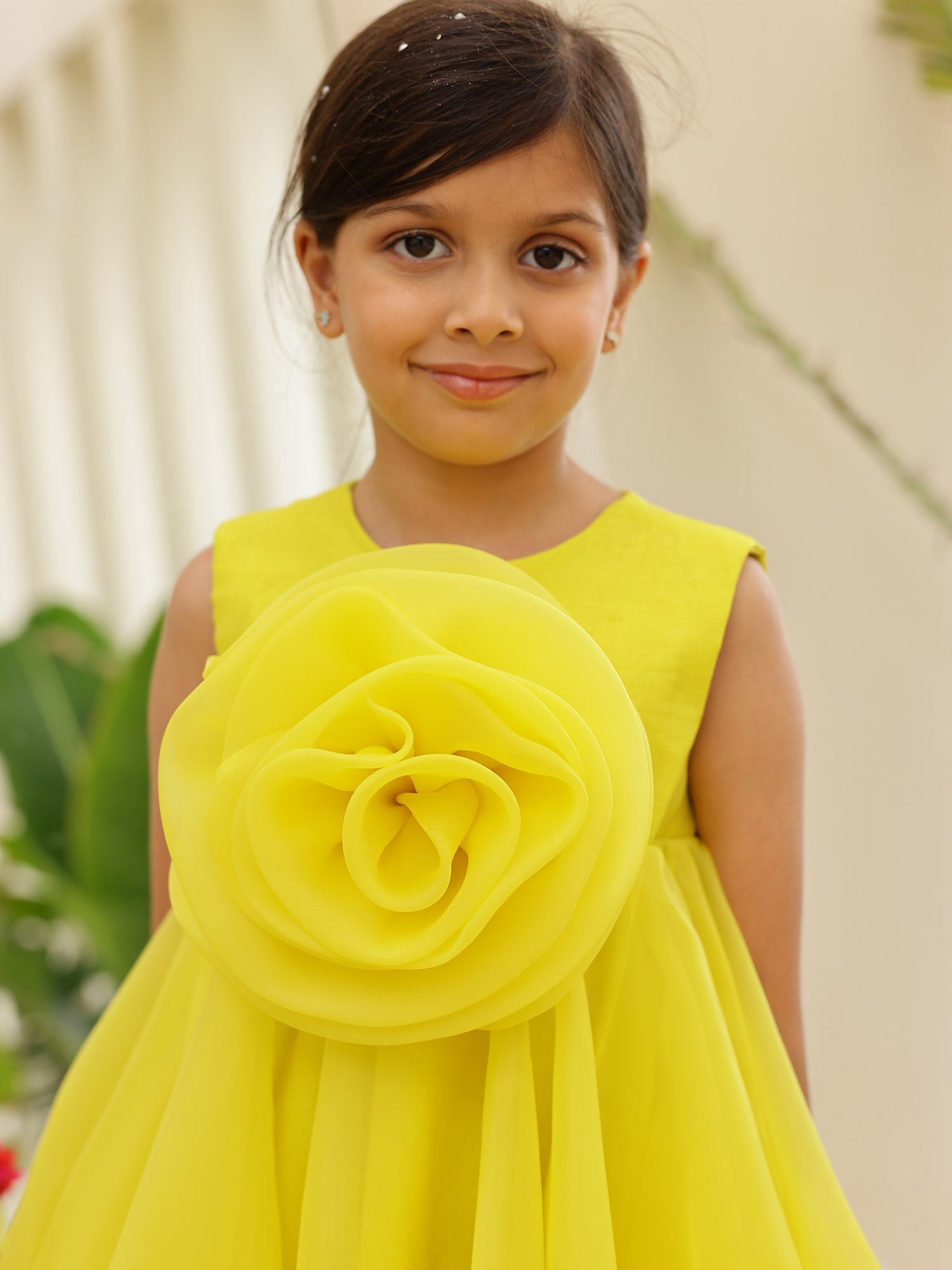 JANYAS CLOSET Yellow Elysian 3in One Dress