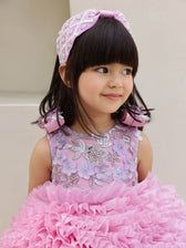 JANYAS CLOSET Mauve Magic Dress with Bow main image 1