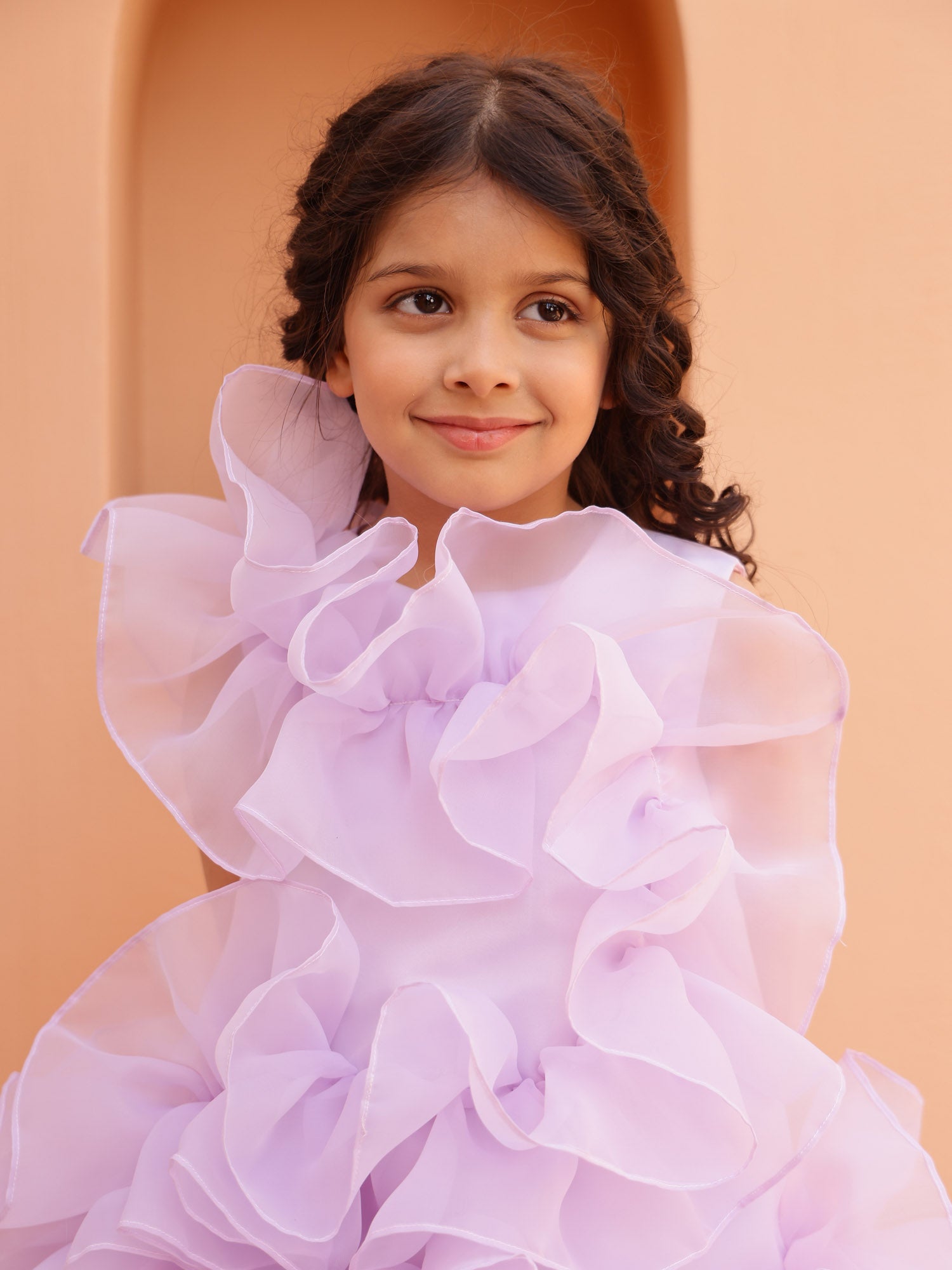 Sample JANYAS CLSOET Lavender Ruffle Delight Dress