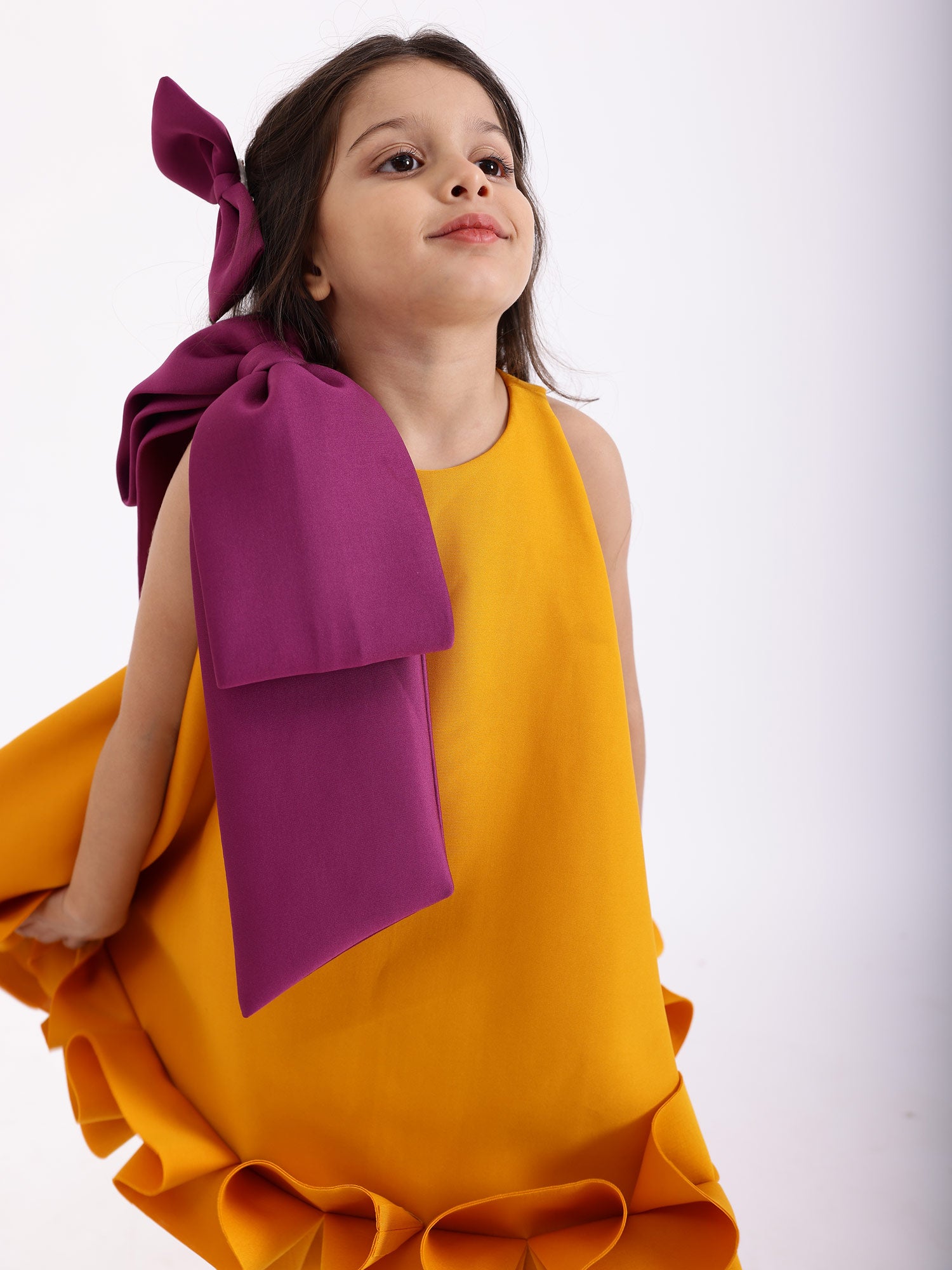 JANYAS CLOSET Mustard Yellow Ella Dress *
