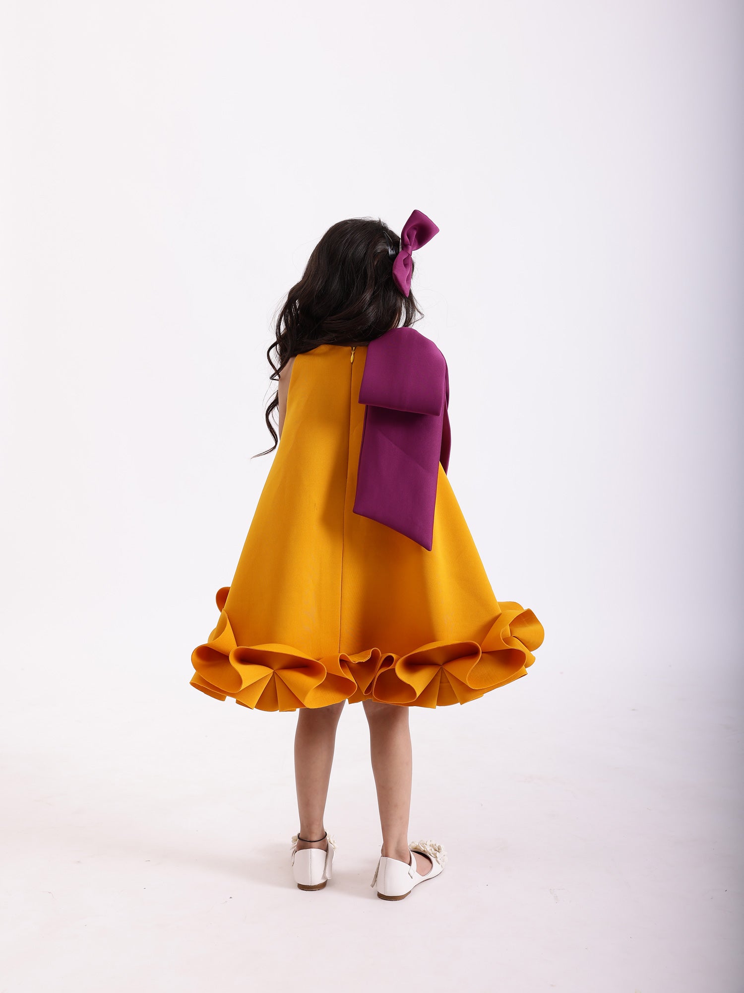 JANYAS CLOSET Mustard Yellow Ella Dress *