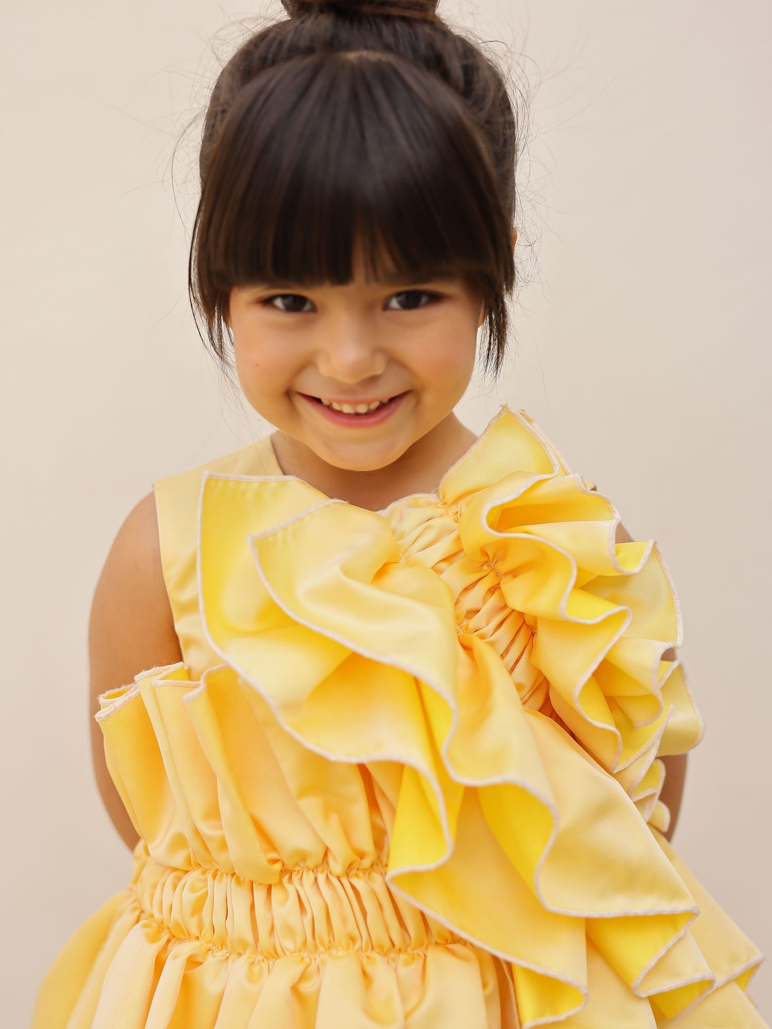 Sample Yellow Ruffled Dress