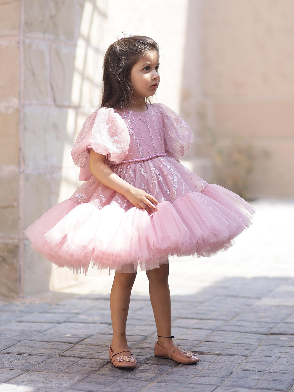 JANYAS CLOSET Mauve Christine Tiana Princess Dress