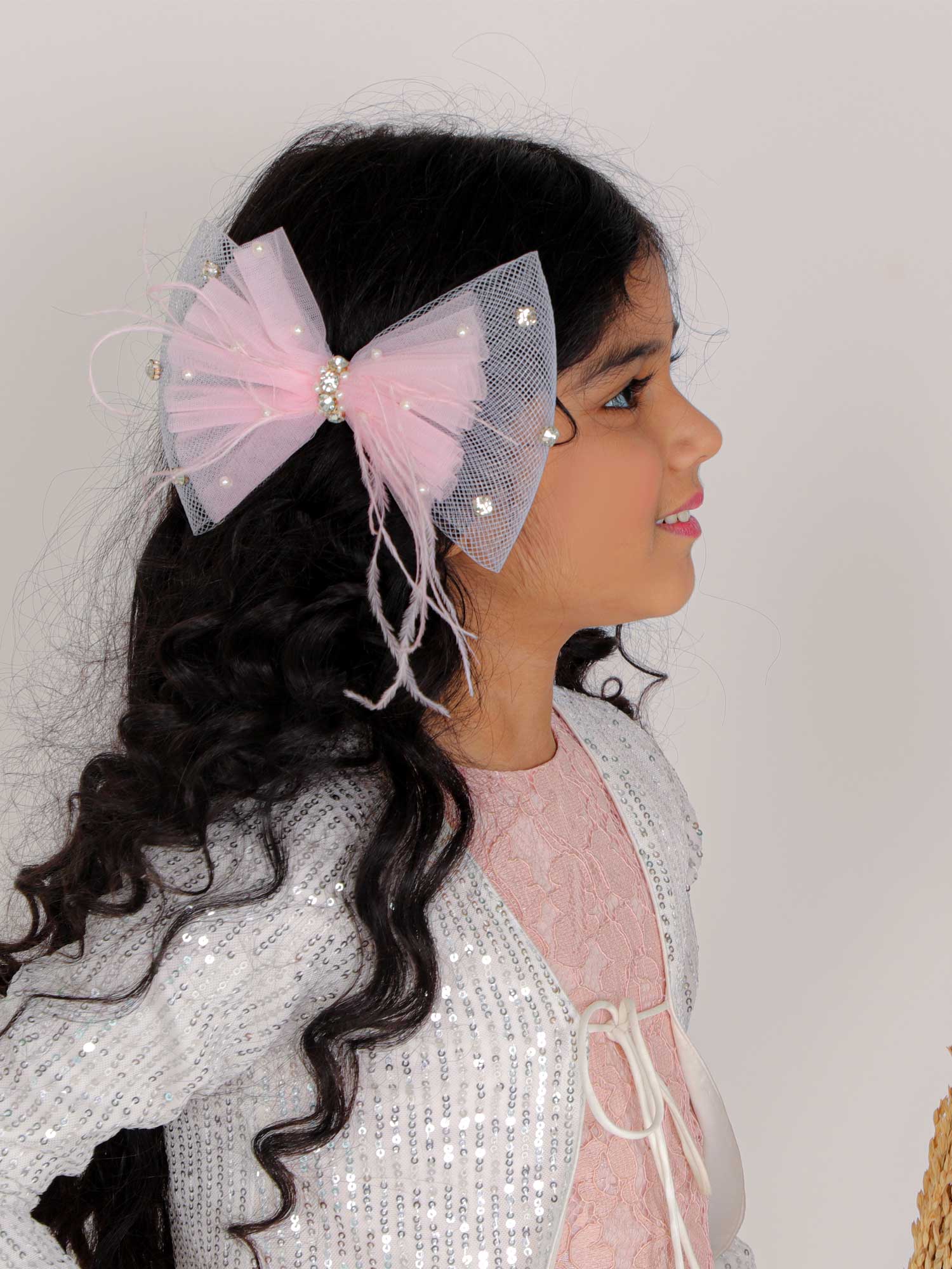 Princess Kate Mauve Pink Hair clip