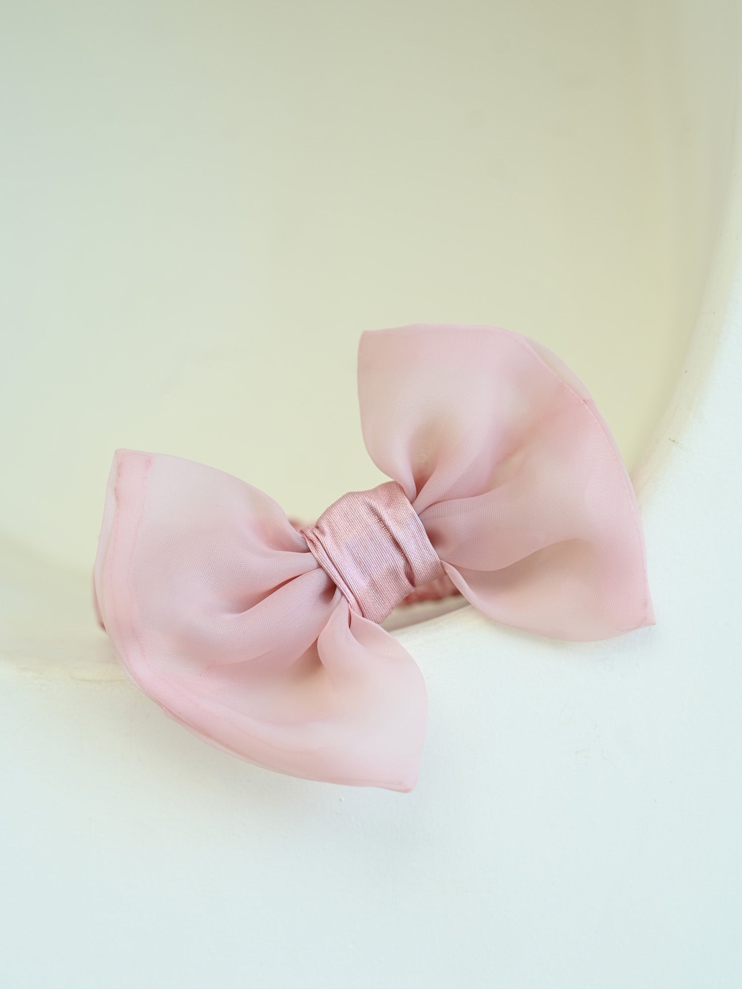 Janyas Closet Mauve Hankie Draped Newborn Party Dress with Booties & Bow