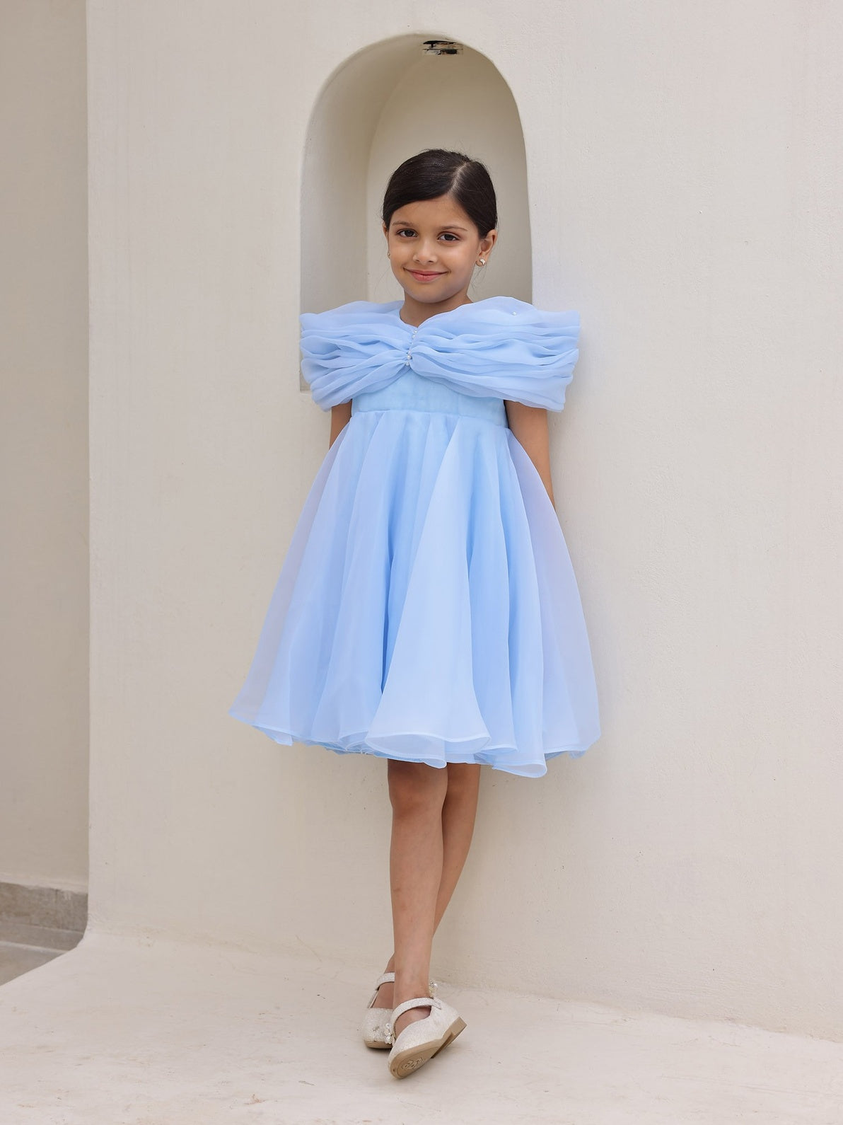 JANYAS CLOSET Elysian Blue 3in One Dress