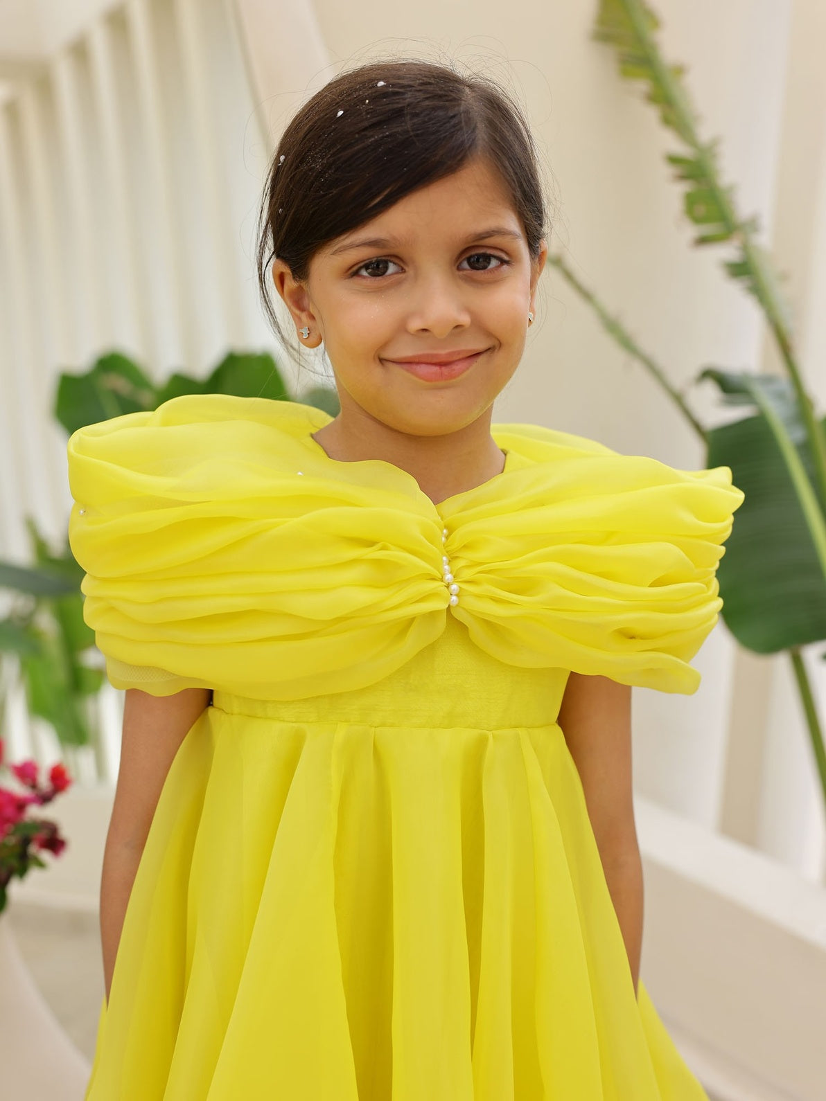 JANYAS CLOSET Yellow Elysian 3in One Dress