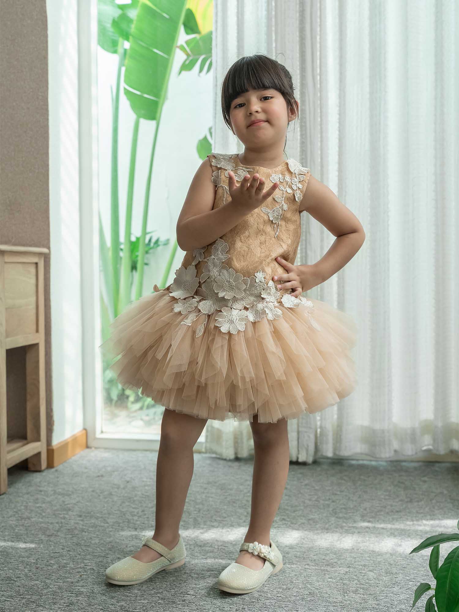 JANYAS CLSOET Golden Glory Princess Dress