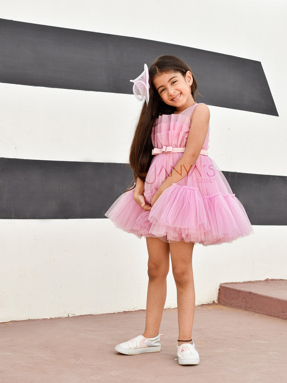 Sample JANYAS CLOSET Tiana Mauve Pink Dress
